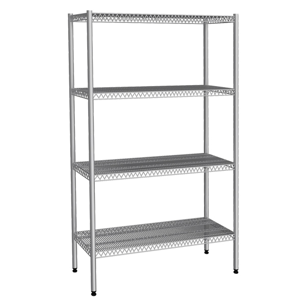 Shelves / Wire Shelves With 4 Floor (1800 mm)